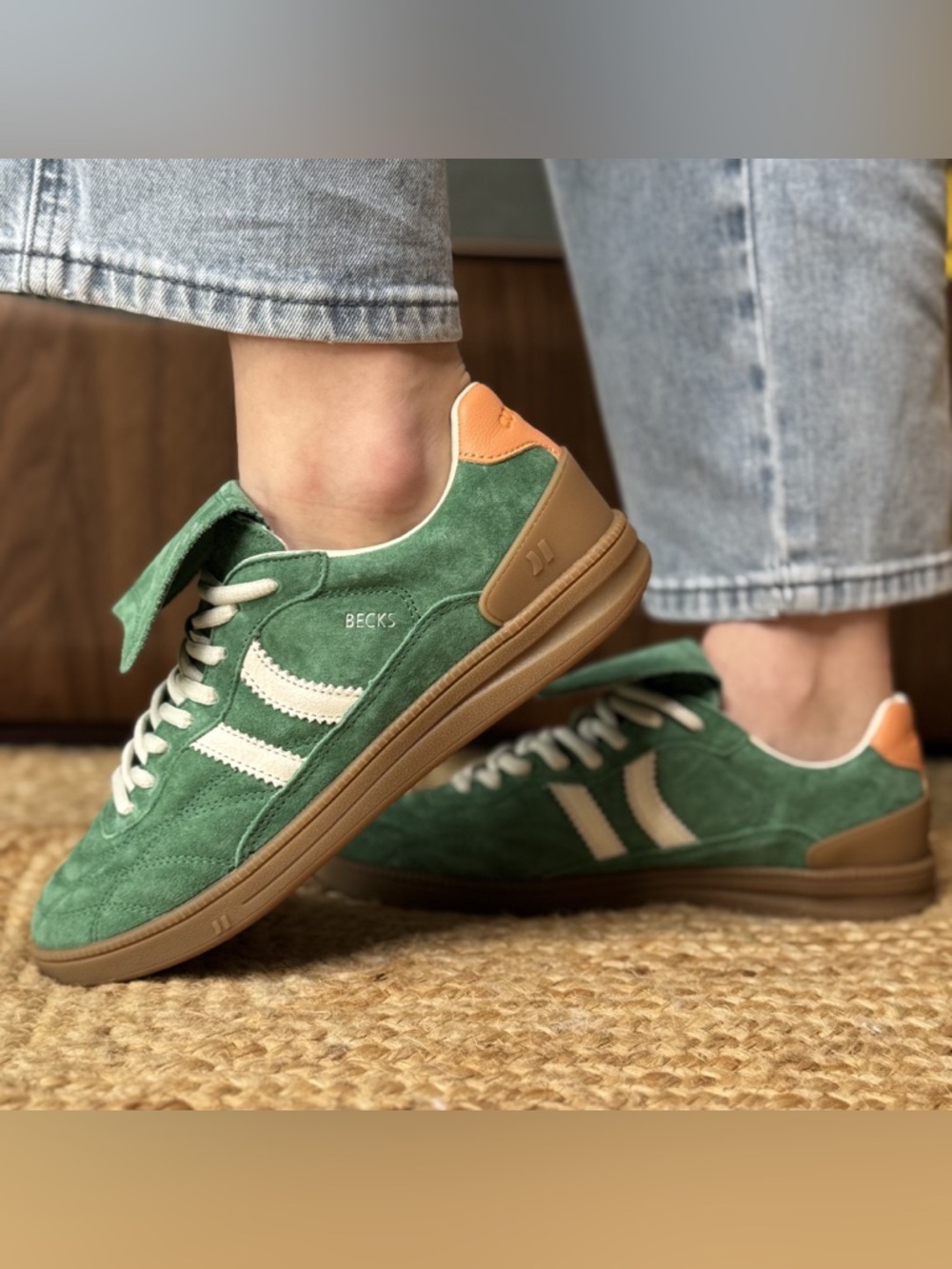 New Coolway Becks X Sneakers Green Oasis Vert